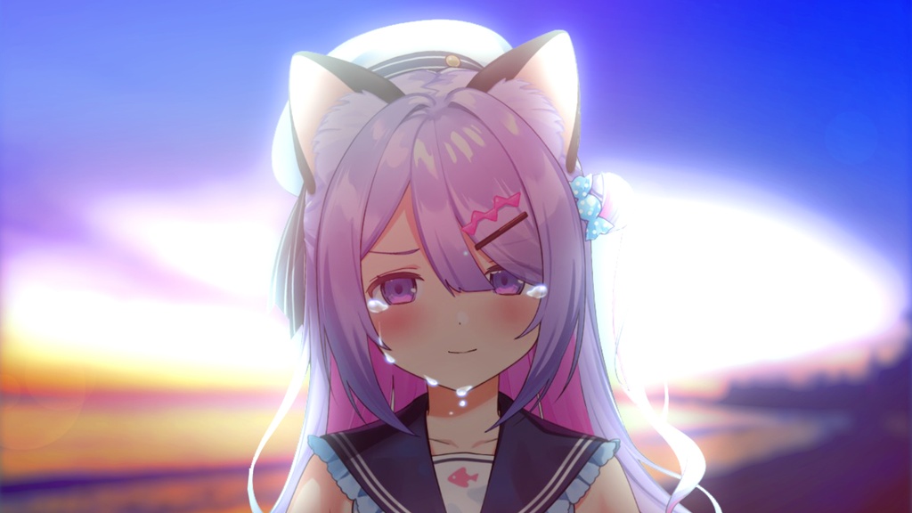 【フリー素材】涙きらきらイラスト素材【Vtuber/サムネイル/動画】