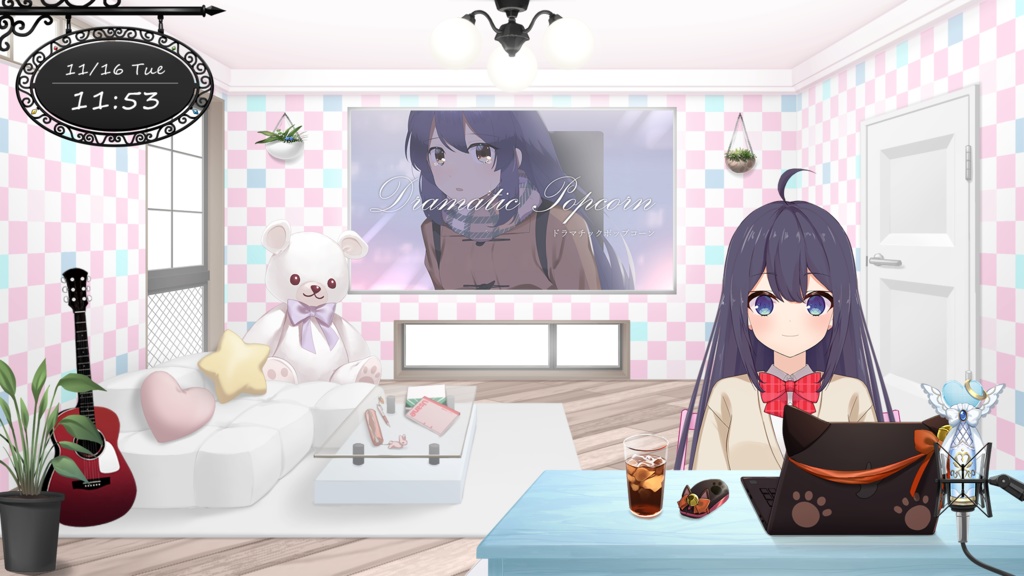 お洒落な天井照明・ライトセット【配信枠・雑談・Vtuber】