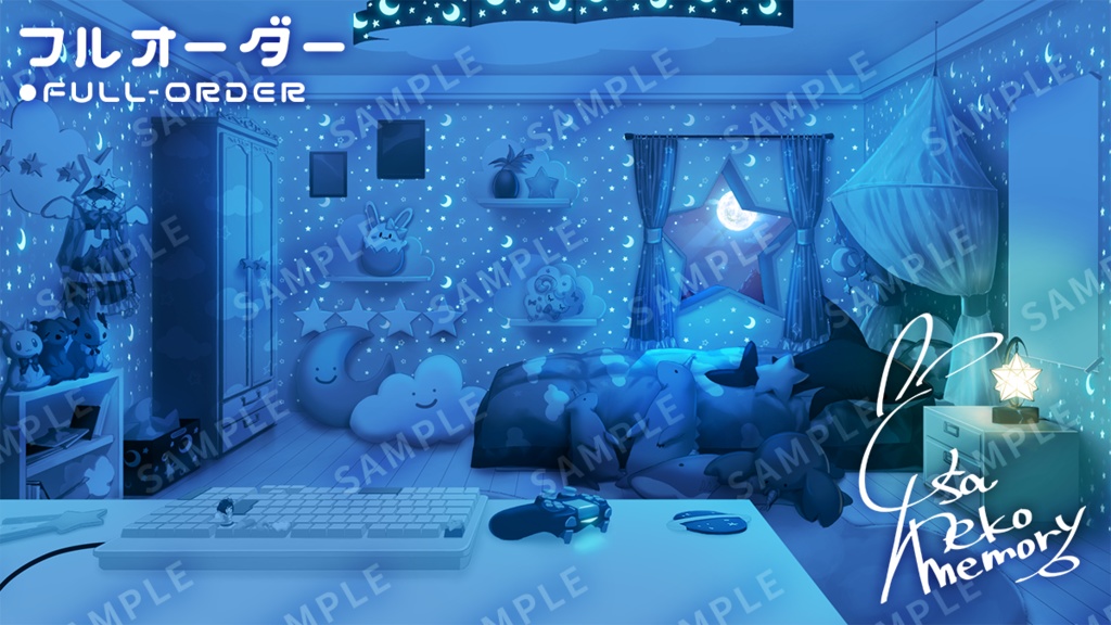 【オリジナル】セミオーダー/フルオーダー型うさねこ式カスタムお部屋