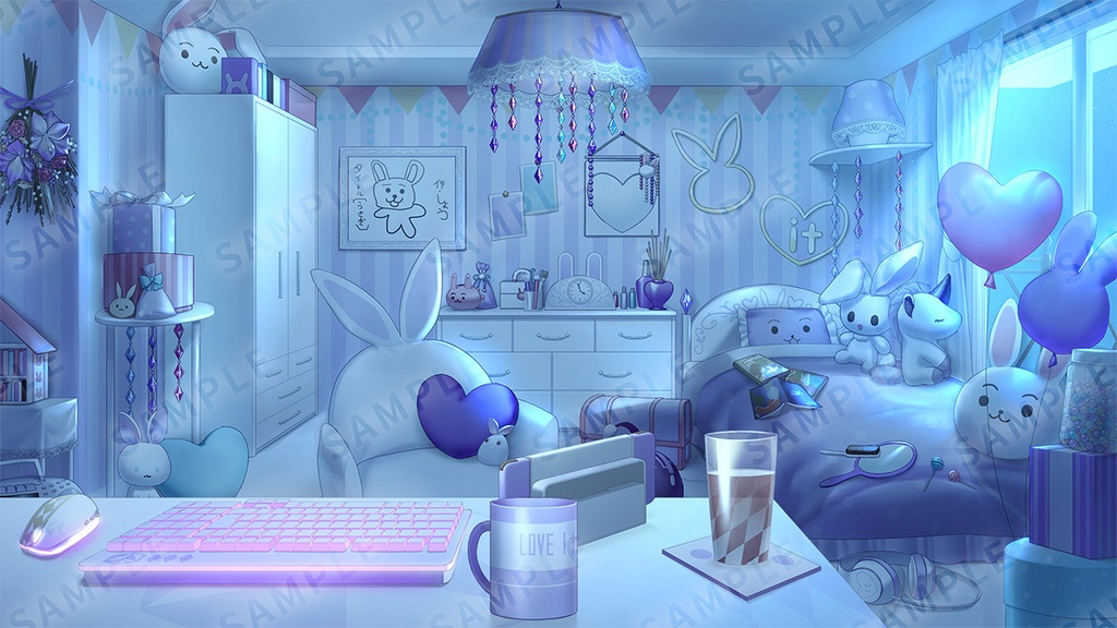 【オリジナル】セミオーダー/フルオーダー型うさねこ式カスタムお部屋