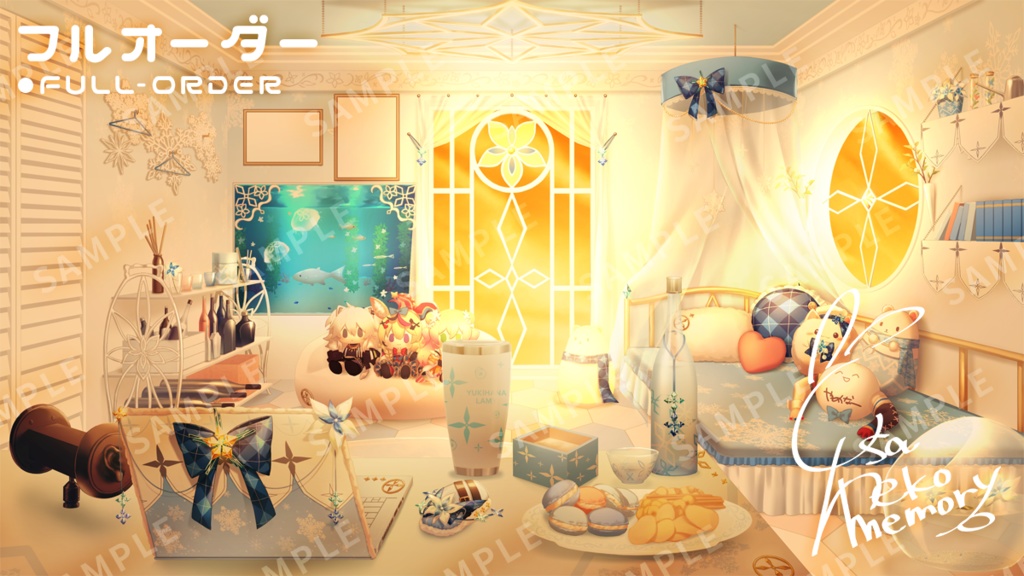 【オリジナル】セミオーダー/フルオーダー型うさねこ式カスタムお部屋