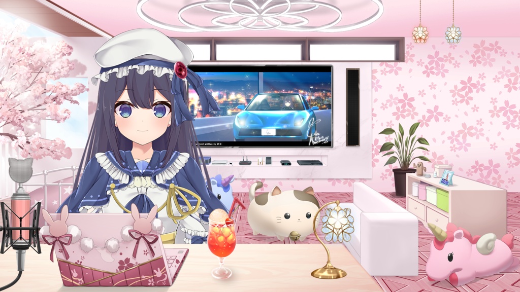 お花の照明セット【うさねこ式カスタムお部屋】