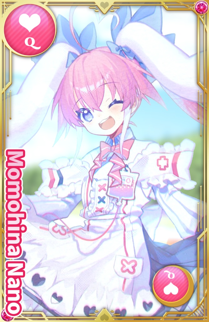 【フリー素材】誰でもトランプ/カード化イラスト素材【Vtuber】