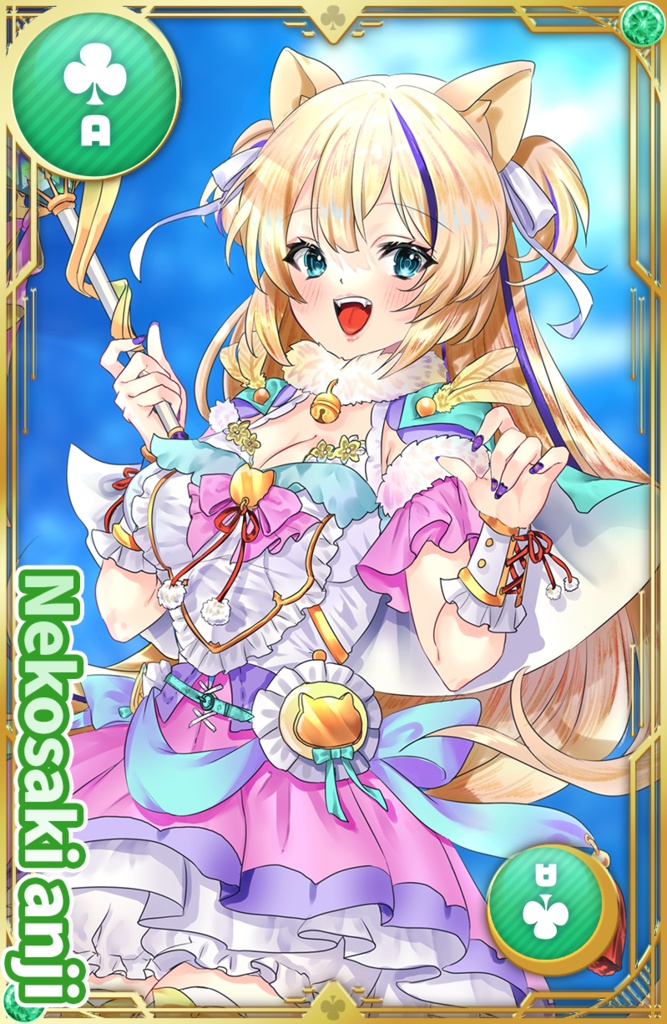 【フリー素材】誰でもトランプ/カード化イラスト素材【Vtuber】