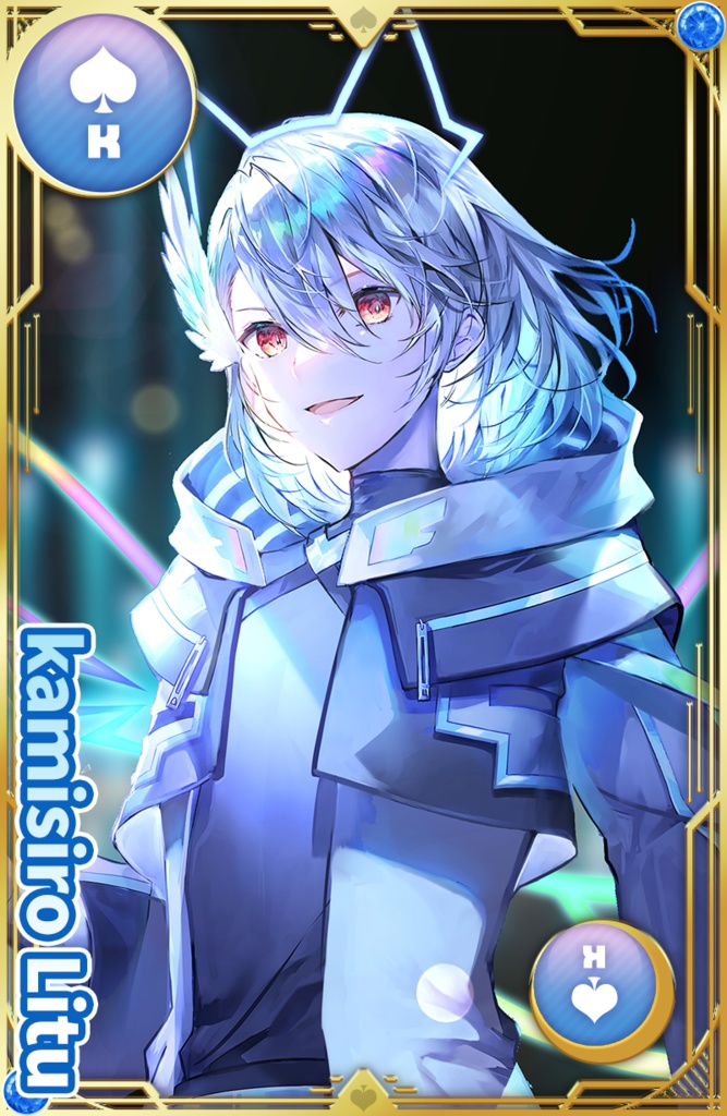 【フリー素材】誰でもトランプ/カード化イラスト素材【Vtuber】