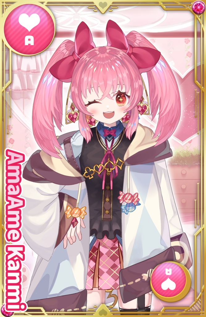 【フリー素材】誰でもトランプ/カード化イラスト素材【Vtuber】