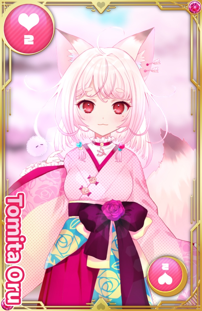 【フリー素材】誰でもトランプ/カード化イラスト素材【Vtuber】