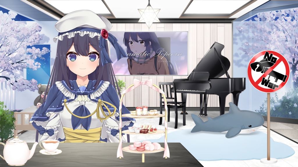 お上品なアフタヌーンティーセット【うさねこ式カスタムお部屋】