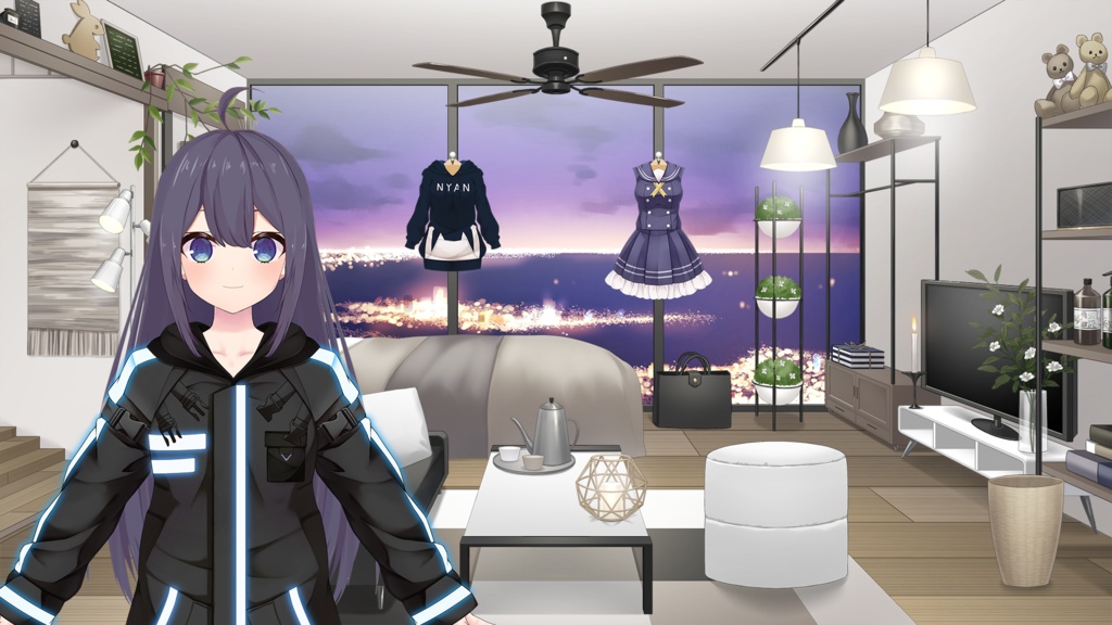 【Vol.2】お洒落で可愛い壁掛けお洋服 5着セット【Vmeee×うさねこ式カスタムお部屋】