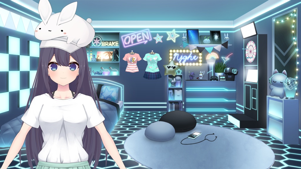 【Vol.4】お洒落で可愛い壁掛けお洋服 5着セット【Vmeee×うさねこ式カスタムお部屋】