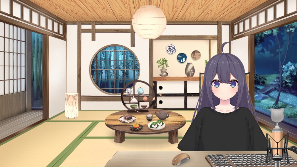 【お部屋配信枠】拡張・ワイド化セットVol.5【庭園・和室・お洒落ガラス】