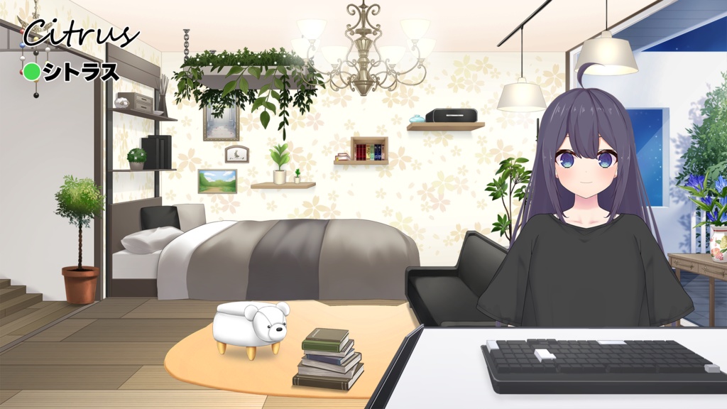 【お部屋配信枠】 コーディネートパックモデル Vol.5【うさねこ式カスタムお部屋】