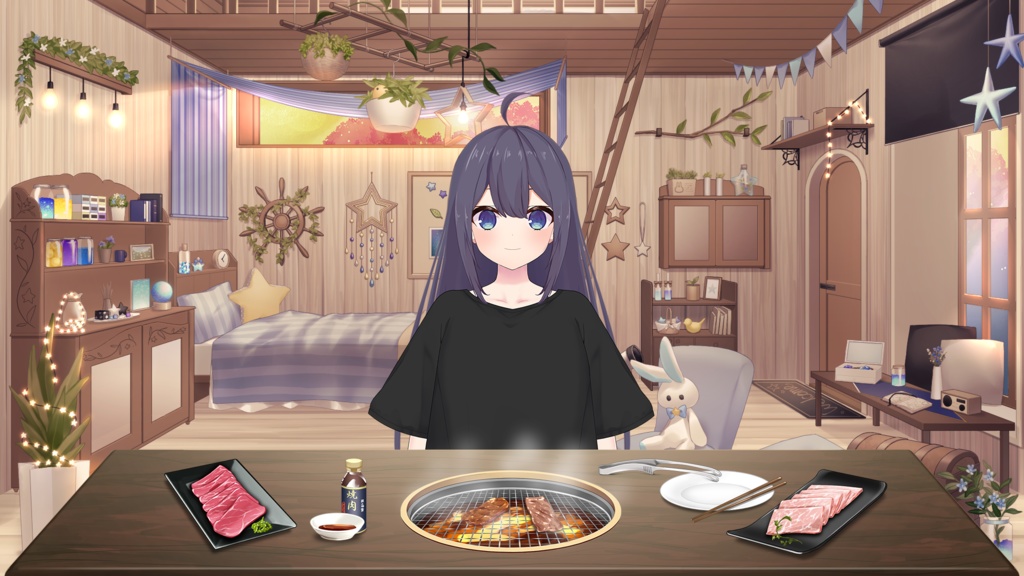 焼肉セット【うさねこ式カスタムお部屋】