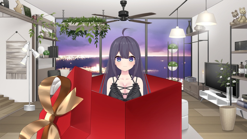 【フリー素材】プレゼントボックス【お誕生日・記念日】