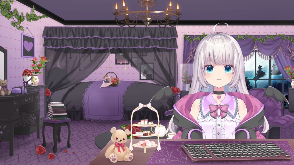 【お部屋配信枠】 コーディネートパックモデル Vol.9【うさねこ式カスタムお部屋】