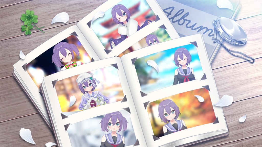 【Vtuber/動画師向け】誰でもアルバムシーンセット【MV/OP/配信画面】