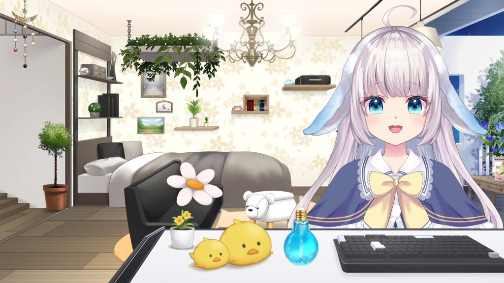 お洒落な電球ソーダ【うさねこ式カスタムお部屋】