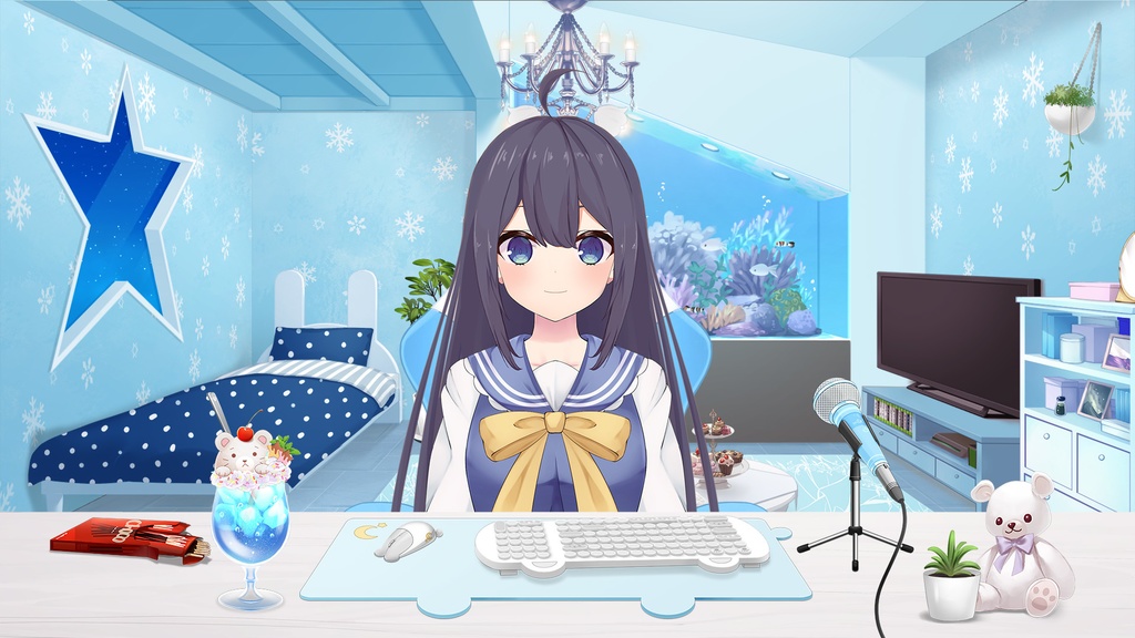 お洒落で可愛いアニマルクリームソーダフロート Vol.2【うさねこ式カスタムお部屋】