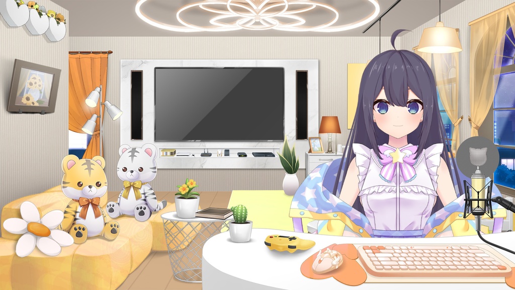 トラのぬいぐるみセット【うさねこ式カスタムお部屋】