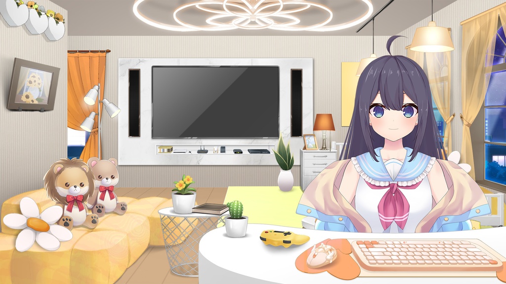 ライオンのぬいぐるみセット【うさねこ式カスタムお部屋】