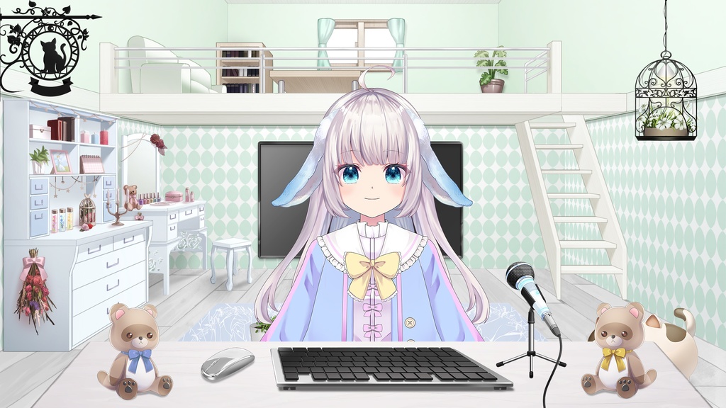 たぬきのぬいぐるみセット【うさねこ式カスタムお部屋】