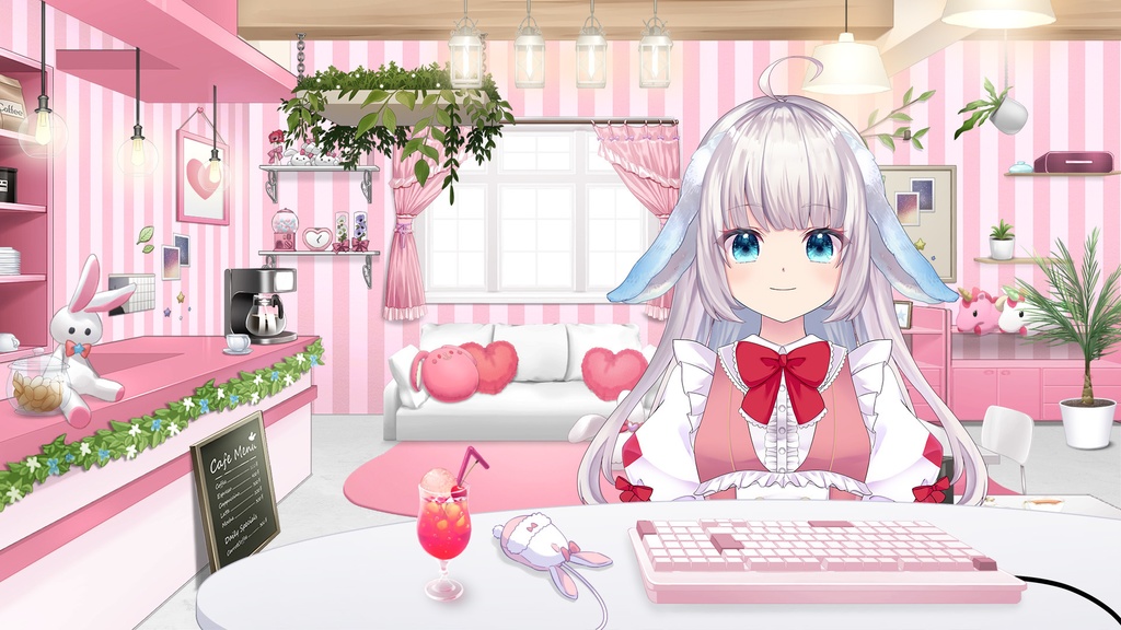 コーディネートパックモデル Marchen Bunny Cafe(メルヘンバニーカフェ)【うさねこ式カスタムお部屋】