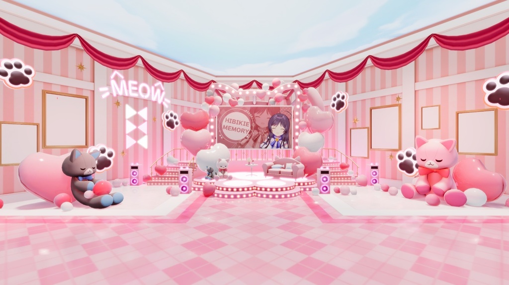 【3DVTuberライブステージ】キャットノーツVer.A【うさねこ式 V LiveStage】