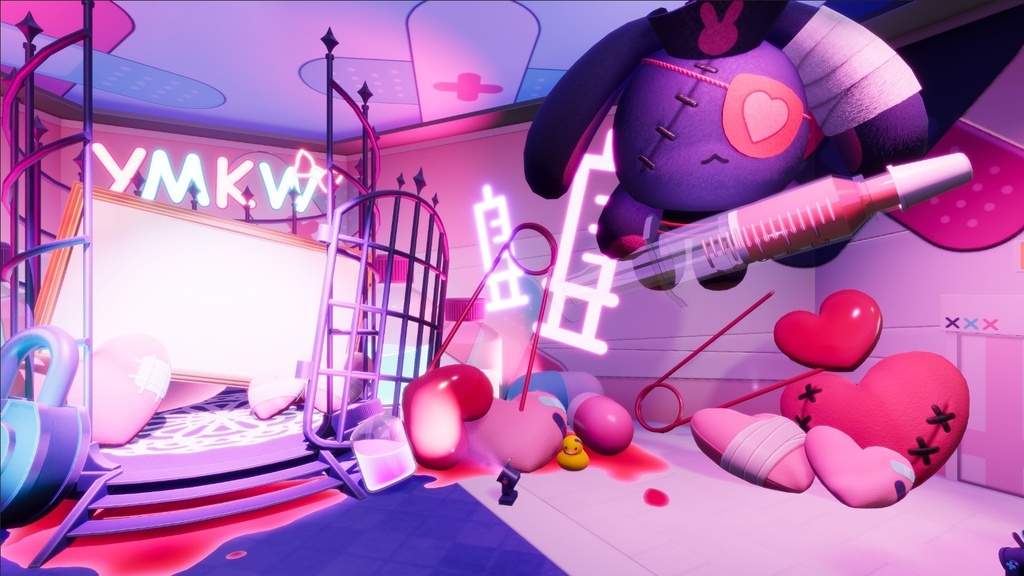 【3DVTuberライブステージ】やみうさけんきゅう室 Ver.B【うさねこ式 V LiveStage】