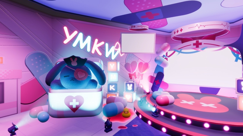 【3DVTuberライブステージ】やみうさけんきゅう室 Ver.A【うさねこ式 V LiveStage】