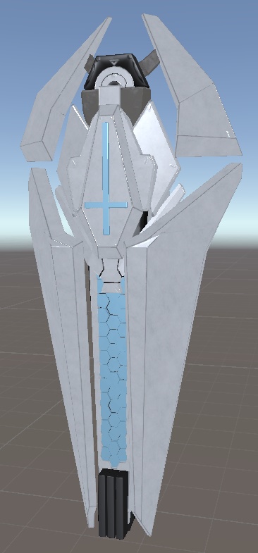 【NIKKE/二次創作】シンデレラ 武装「ガラスの靴」3Dモデル