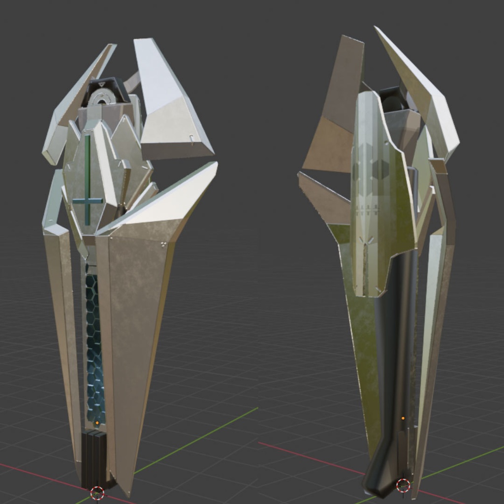 【NIKKE/二次創作】シンデレラ 武装「ガラスの靴」3Dモデル