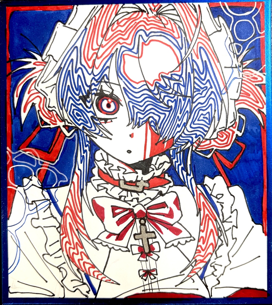 色紙作品 【サモグラフィー】