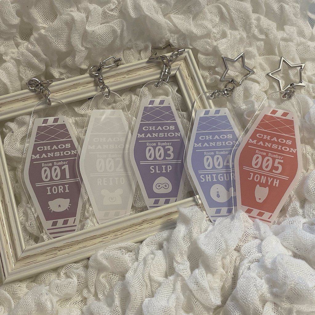カオスマンション モーテルキー風キーホルダー