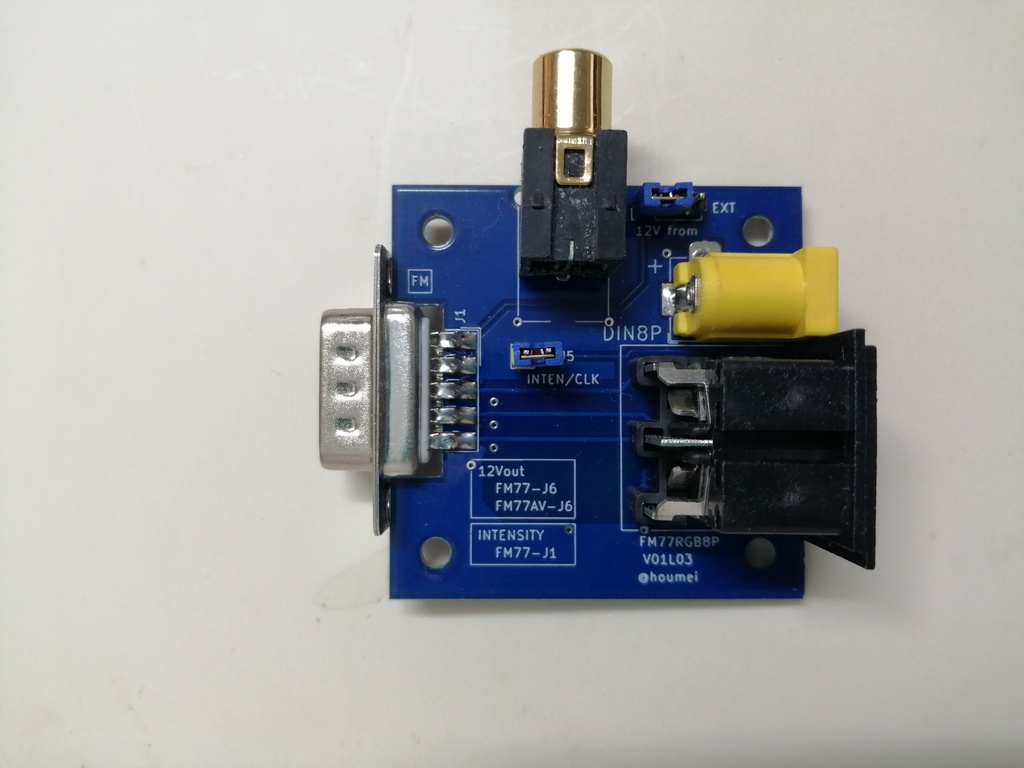 FM77RGB8P FM77/AV/16β用デジタルRGB出力変換アダプター 説明書