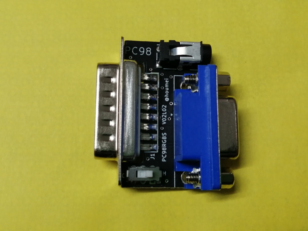 PC98RGBS PC-9801シリーズ用アナログRGB出力→VGA変換 - まごころ