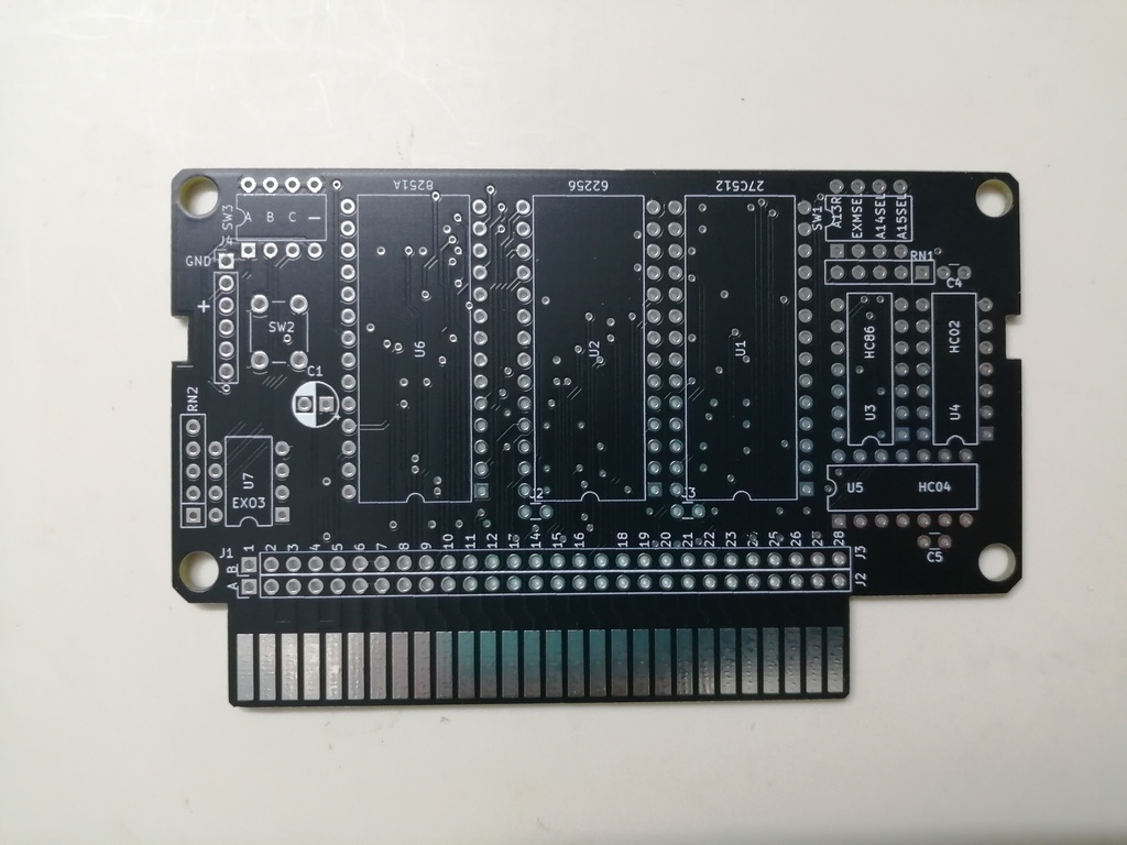 【基板】SORD m5 用ROM/RAM/シリアル カートリッジ基板
