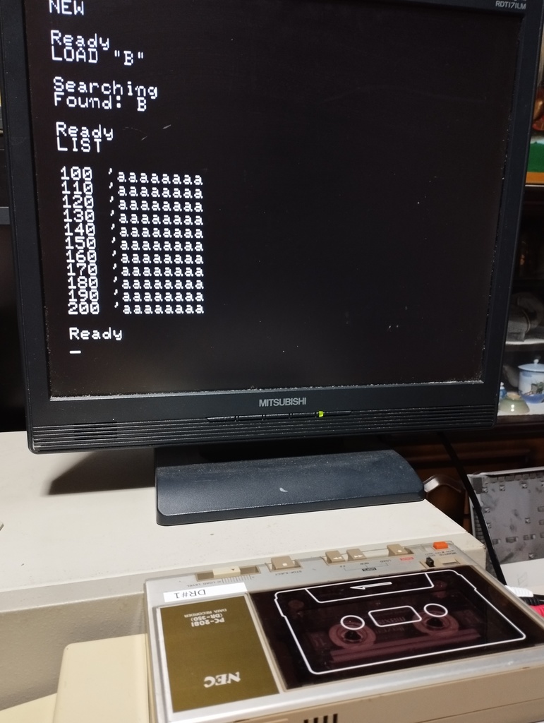 DIN6CASD 日立系PC用カセットテープアダプタ