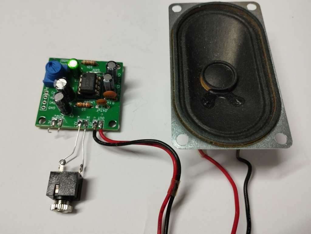 LM386アンプ基板 2枚セット【基板】