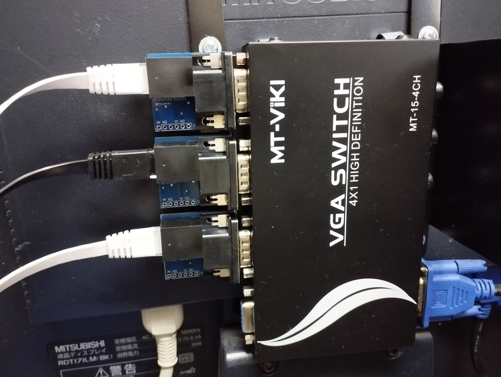 RJ45VGAM - RJ45とVGAメス相互変換 【おまけ付き】