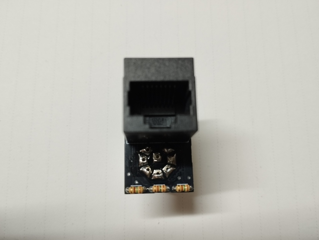 RGBRJ45VU デジタルRGB出力 - RJ45変換アダプタ(上向き)