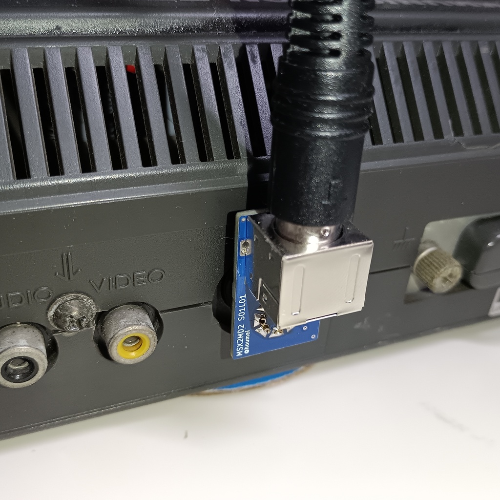 MSX2MD2 MSX2のRGB出力をメガドライブ2のmini-DIN9ピンに変換するアダプタ【キット】