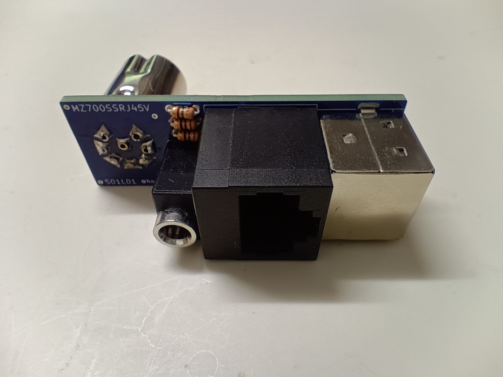 MZ700SSRJ45V MZ-700シリーズ用RJ45変換/セガサターンmDIN10P変換【キット】