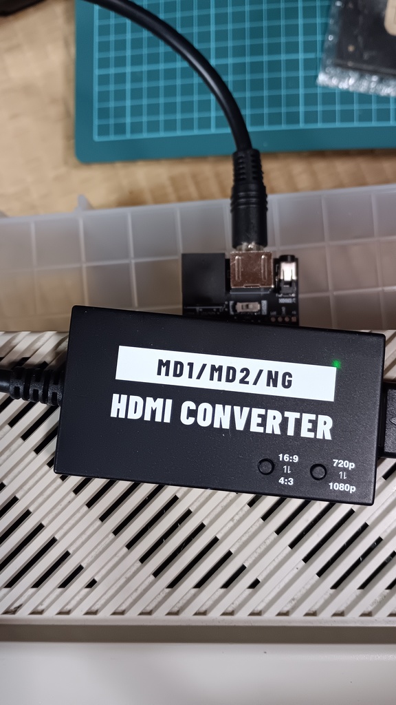 SMC777RJ45V SMC-777 RJ45/mDIN9ピン変換アダプタ【キット】