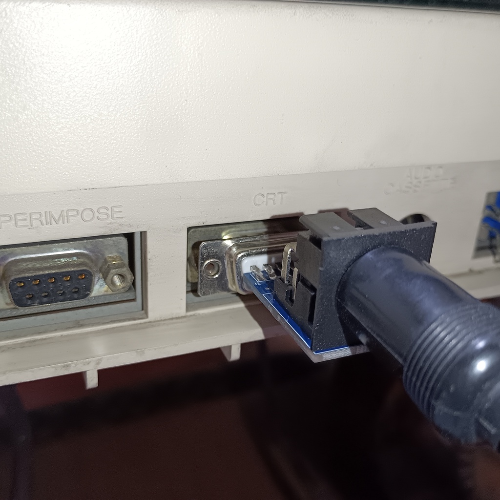 DE9DIN8 FM77/AV/16β用デジタルRGB出力変換アダプタ