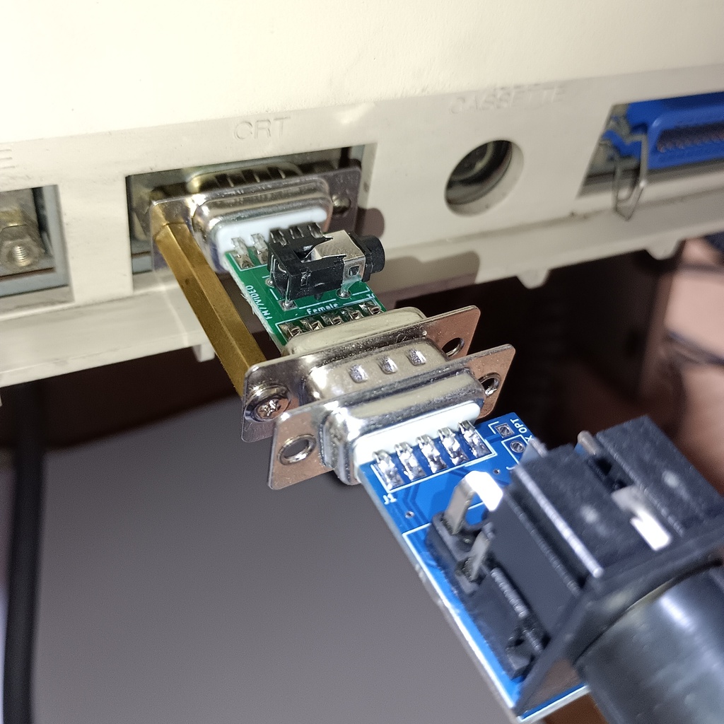 DE9DIN8 FM77/AV/16β用デジタルRGB出力変換アダプタ