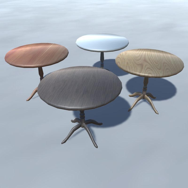 【0円】丸テーブル（3Dモデル）