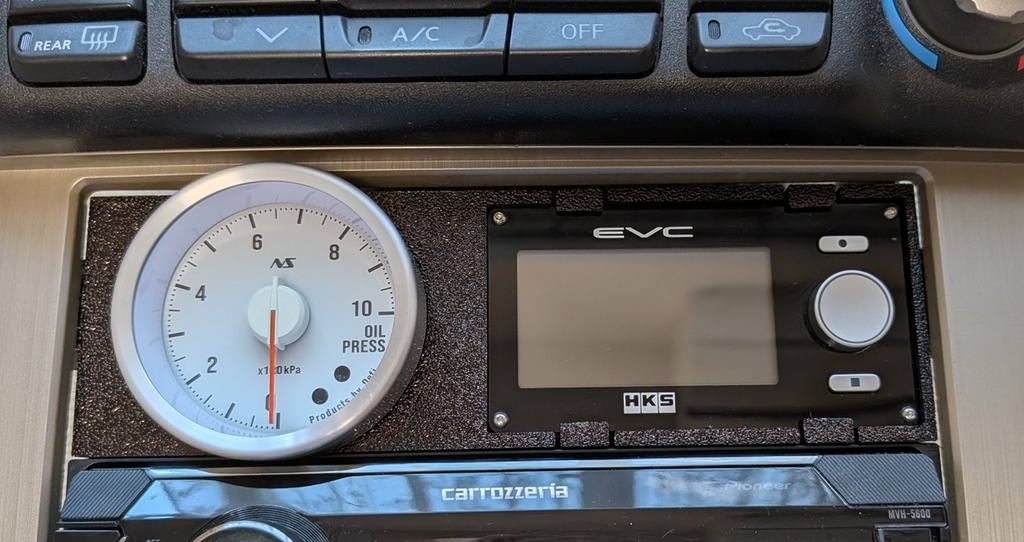 EVC&Φ52メーター収納1DINケース