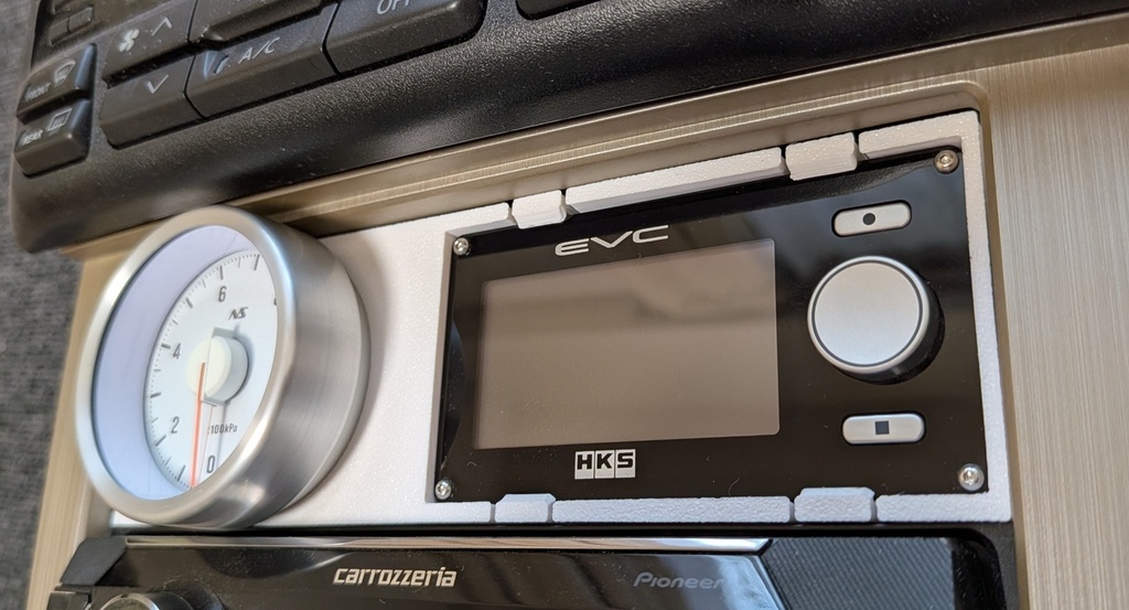 EVC&Φ52メーター収納1DINケース