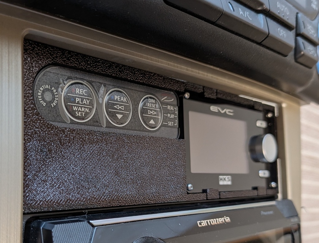 EVC&Defiコントローラー収納1DINケース
