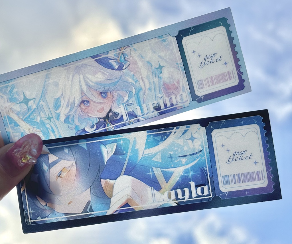 チケット風クリアカード